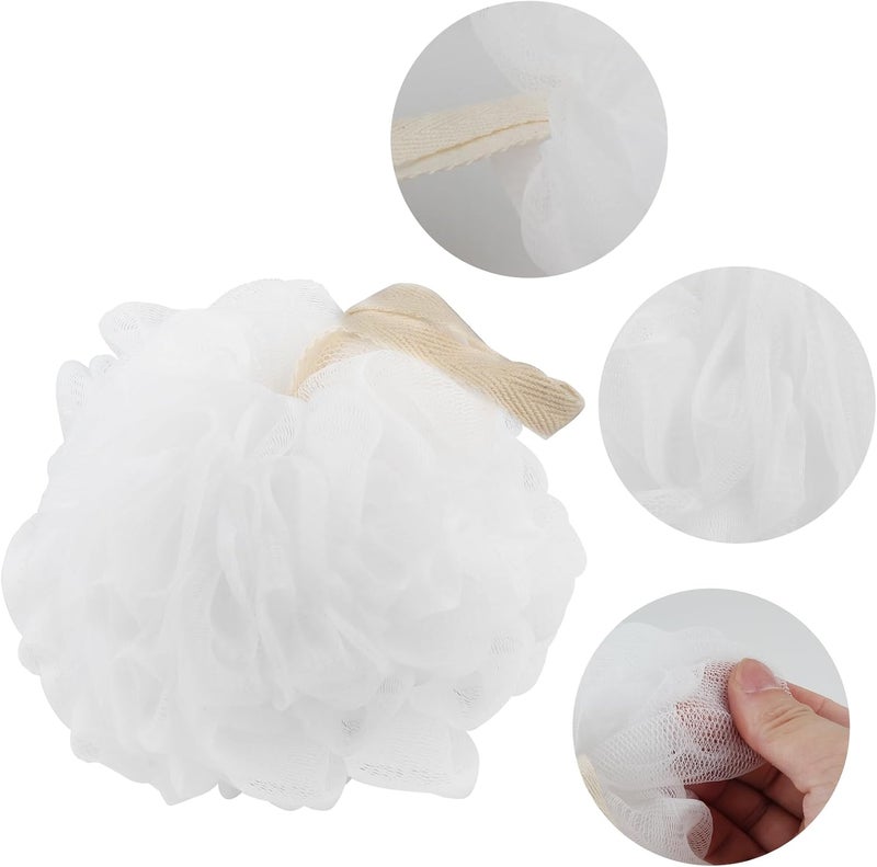 F-U Store Loofah Sponge Shower Loofahs 70g Bath Sponges Mesh Balls for Body Scrubber Exfoliator Wash Back Scrubbers Bathroom Men Women - 4 Cleaning Bathing Accessories - Image 5